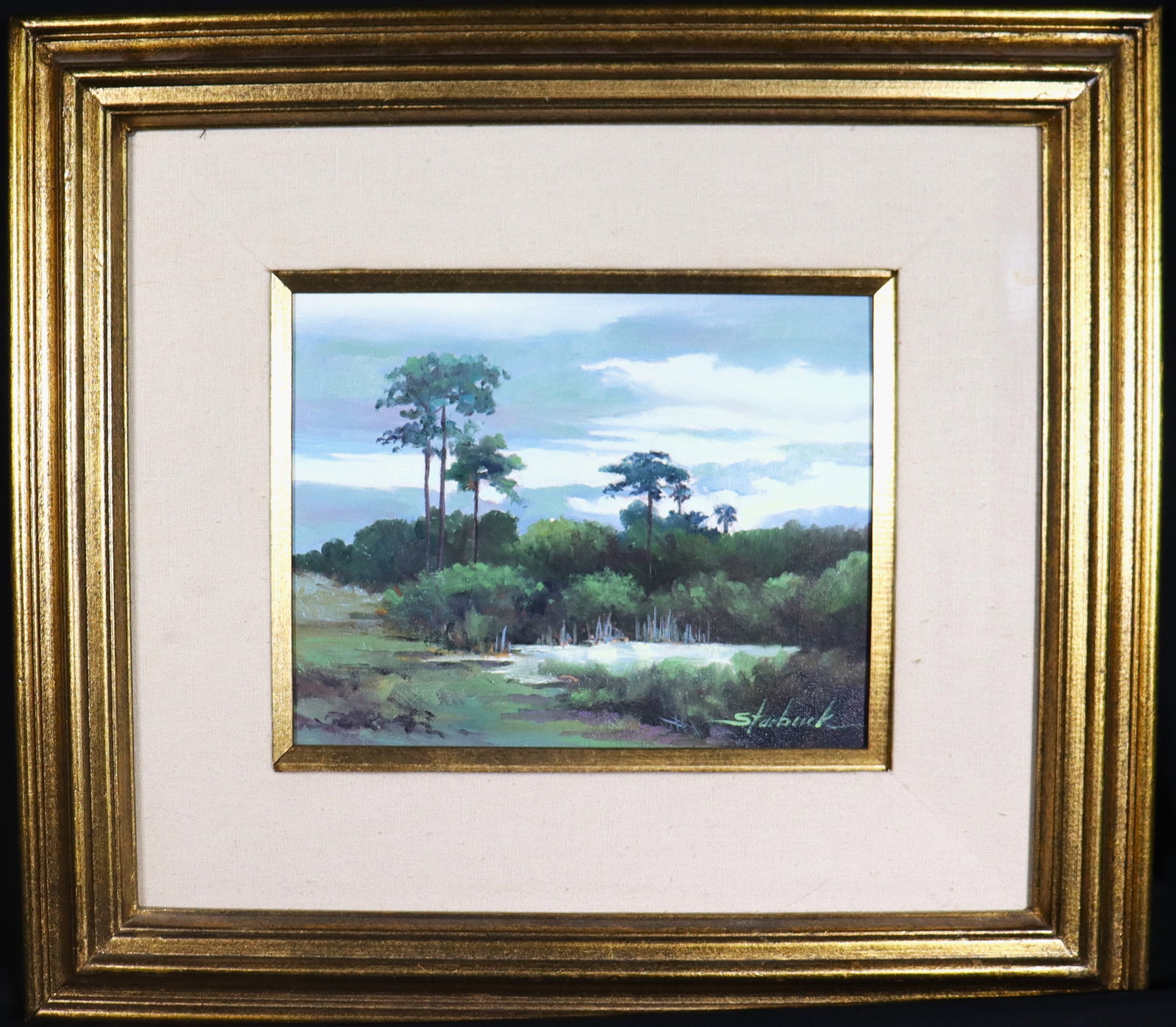 Framed Oil on Canvas signed STARBUCK, Dorothy, (American, 20th C ) (1 of 5)