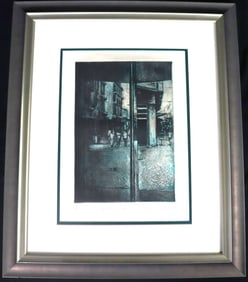 Framed Lithograph signed ANEET R. FONTES dated 2007 numbered 11/40