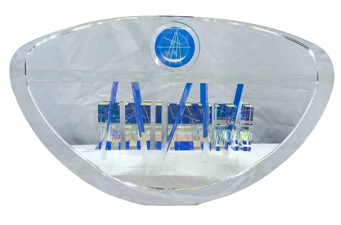 Toland Sand (CA., b.1949), Large Dichroic Art Glass Sculpture (1 of 20)