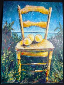 Oil on Canvas signed Tremols and dated 2001 titled Paraiso inmortal #11