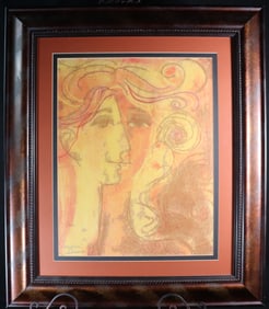 Framed Mixed Media on Paper signed Laureano Garcia-Concheso (16 August 1922 – 12 September 2000)