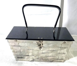 Vintage Lady's box shaped handbag