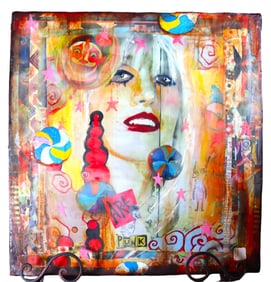 Mixed Media on wood by Marlene Koening
