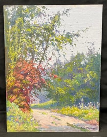 Felix Ramos (Cuba,1919-1993) Oil on wood signed lower right