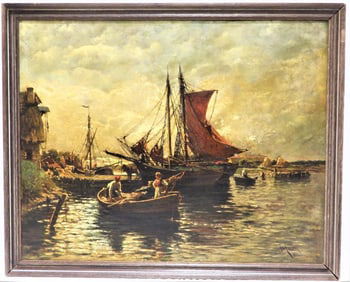 Heinrich Rasch, German (1840-1913) Oil on canvas