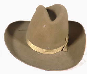 Vintage Original BORSALINO HAT from Motsch & Fils 55 cm 42 Avenue George V Paris