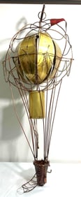 Hot Air Balloon Wall Sculpture