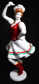 Vintage HolloHaza Hungary Porcelain figurine