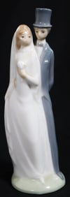 Lladro Nao Porcelain Just Married Wedding Couple