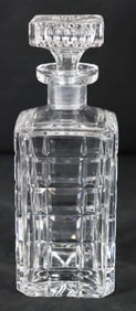 Vintage Cut Lead Crystal Glass Decanter