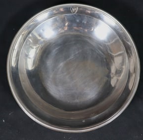 French Sterling Silver Round platter