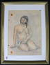 Framed Mixed Media on Paper signed Diego Riviera lower right