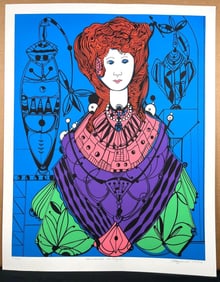 Unframed Lithograph signed, numbered and dated by Jose Maria Mijares (Cuban, 1921-2004)