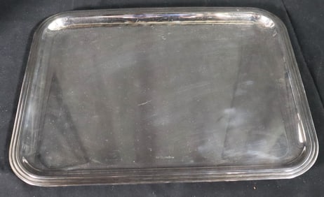 Christofle Silver Plate Rectangular Tray