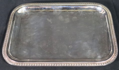 Christofle Silver Plate Rectangular Tray