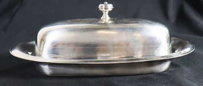 Christofle Silver Plated Butter Dish