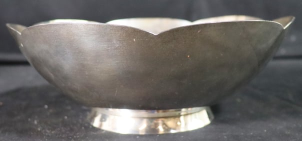 Tiffany & Co. Sterling Silver Scalloped Edge Bowl