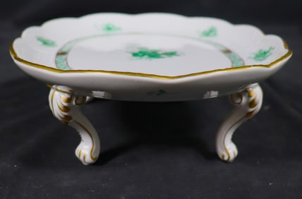 Vintage Decorative Dish on Foot - Herend Porcelain