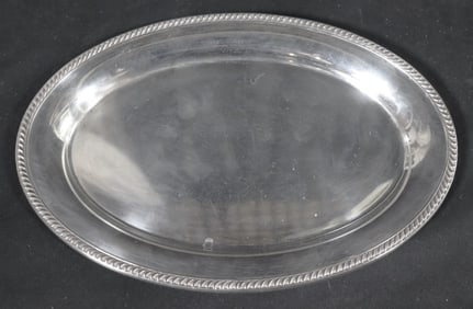 Oval Sterling Silver tray