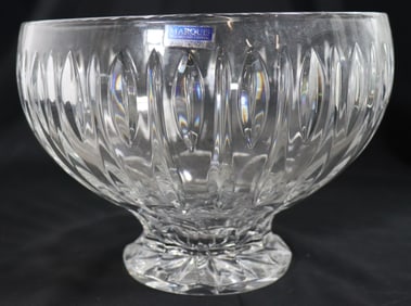 MARQUIS WATERFORD CRYSTAL FOOTED BOWL