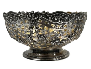 Pierced Silver Bowl