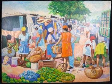 Oil on Canvas signed VAN PITTERSON lower right,