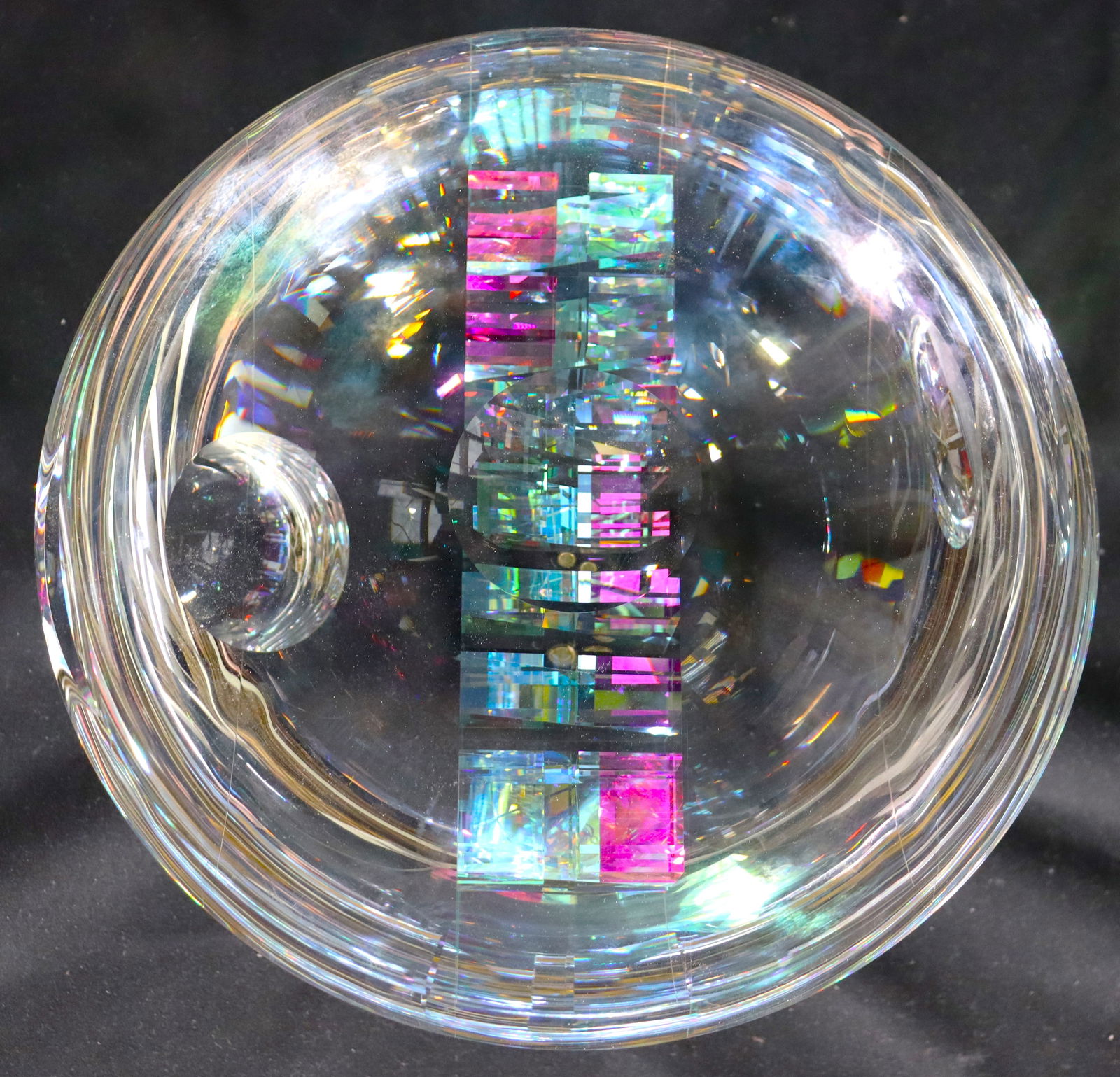 Toland Sand (CA., b.1949), Large Dichroic Art Glass Sculpture (1 of 20)