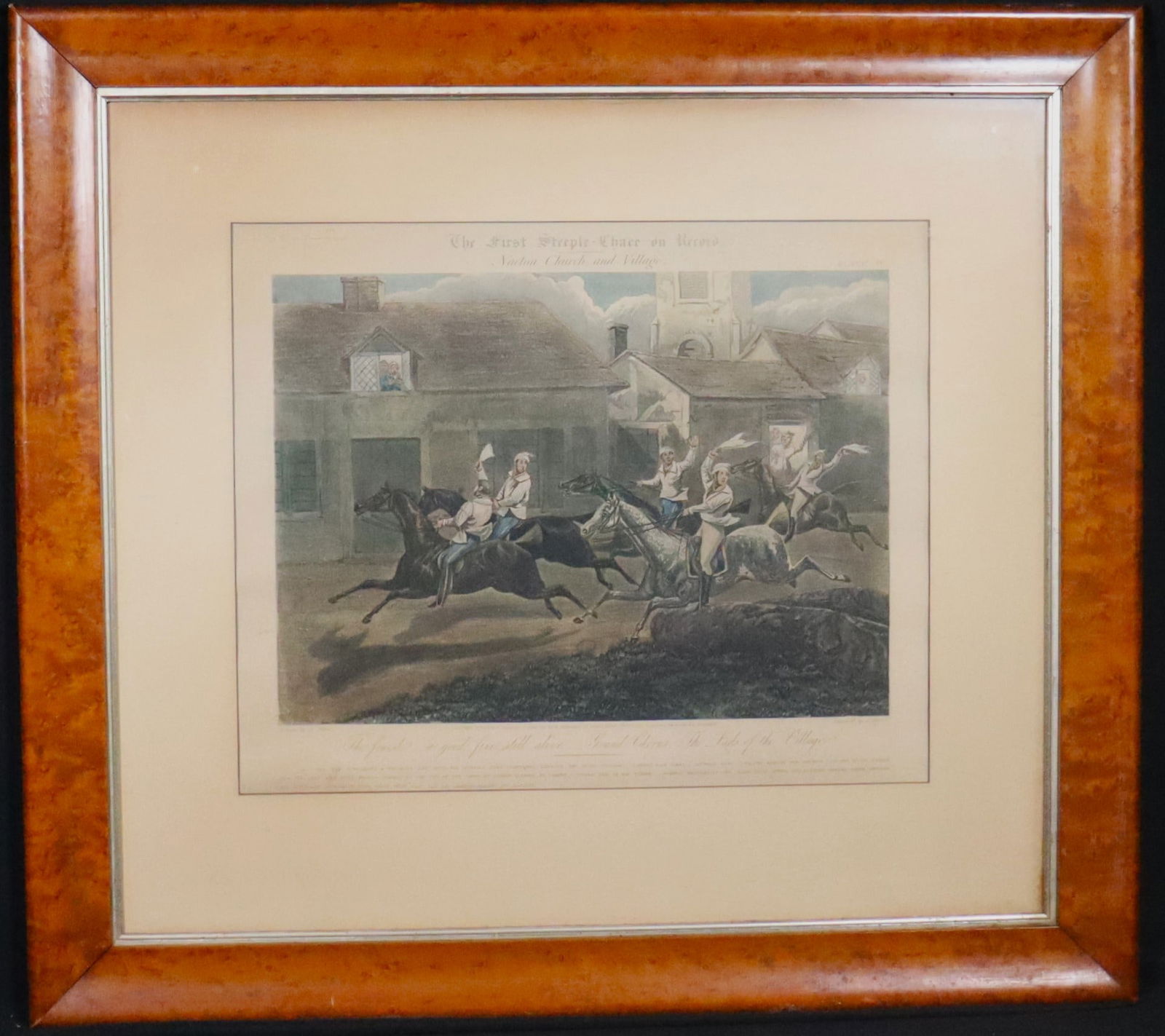 Framed Colored Print AFTER HENRY THOMAS ALKEN (British, 1785 -1851) engraved By J HARRIS: Framed Print AFTER HENRY THOMAS ALKEN (British, 1785 -1851) engraved By J HARRIS DIMENSIONS with frame: Height 24.20 inch / 61,3 cm 