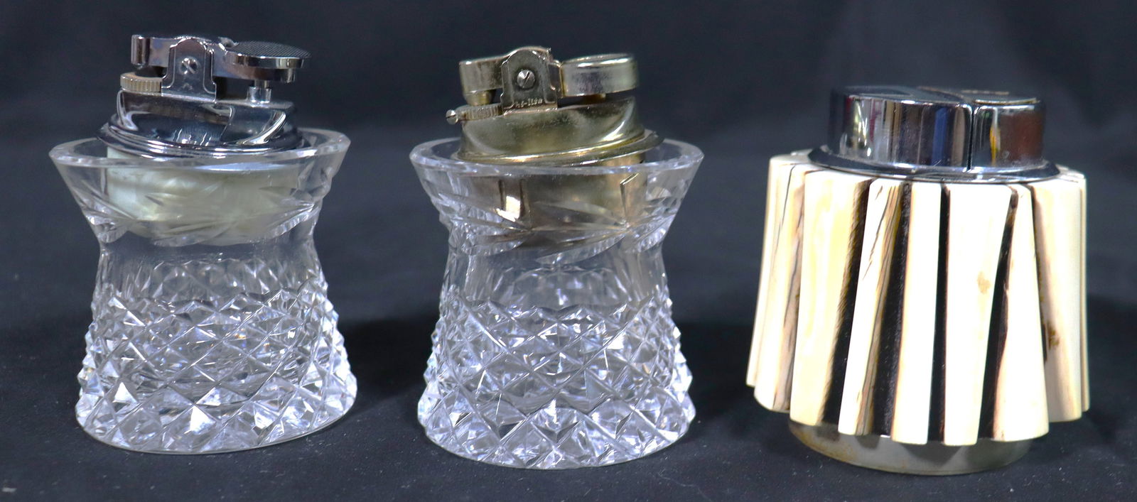 Three vintage table lighters (1 of 9)