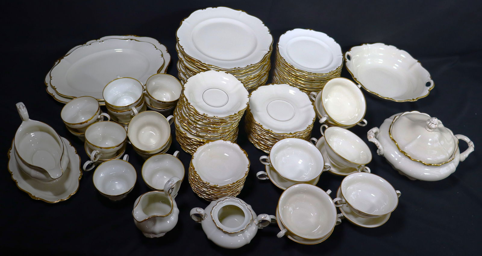 ROSENTHAL POMPADOUR PORCELAIN PLATES & BOWLS Set (1 of 20)