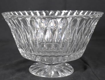 VINTAGE BLOCK PEDESTAL DISH 24% FULL LEADED CRYSTAL HANDCRAFTED from POLAND
