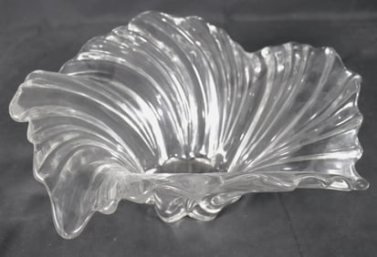 Vintage Mikasa Belle Epoque Clear Glass Wave Centerpiece
