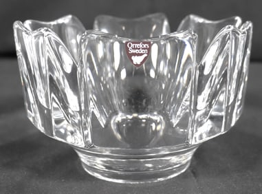 Orrefors Sweden Crystal Bowl