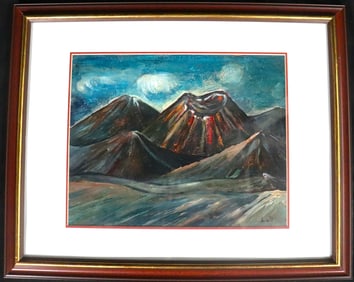Framed Mixed Media on paper Dr Atl.