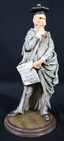 Vintage Giuseppe Armani Professor Porcelain Figurine