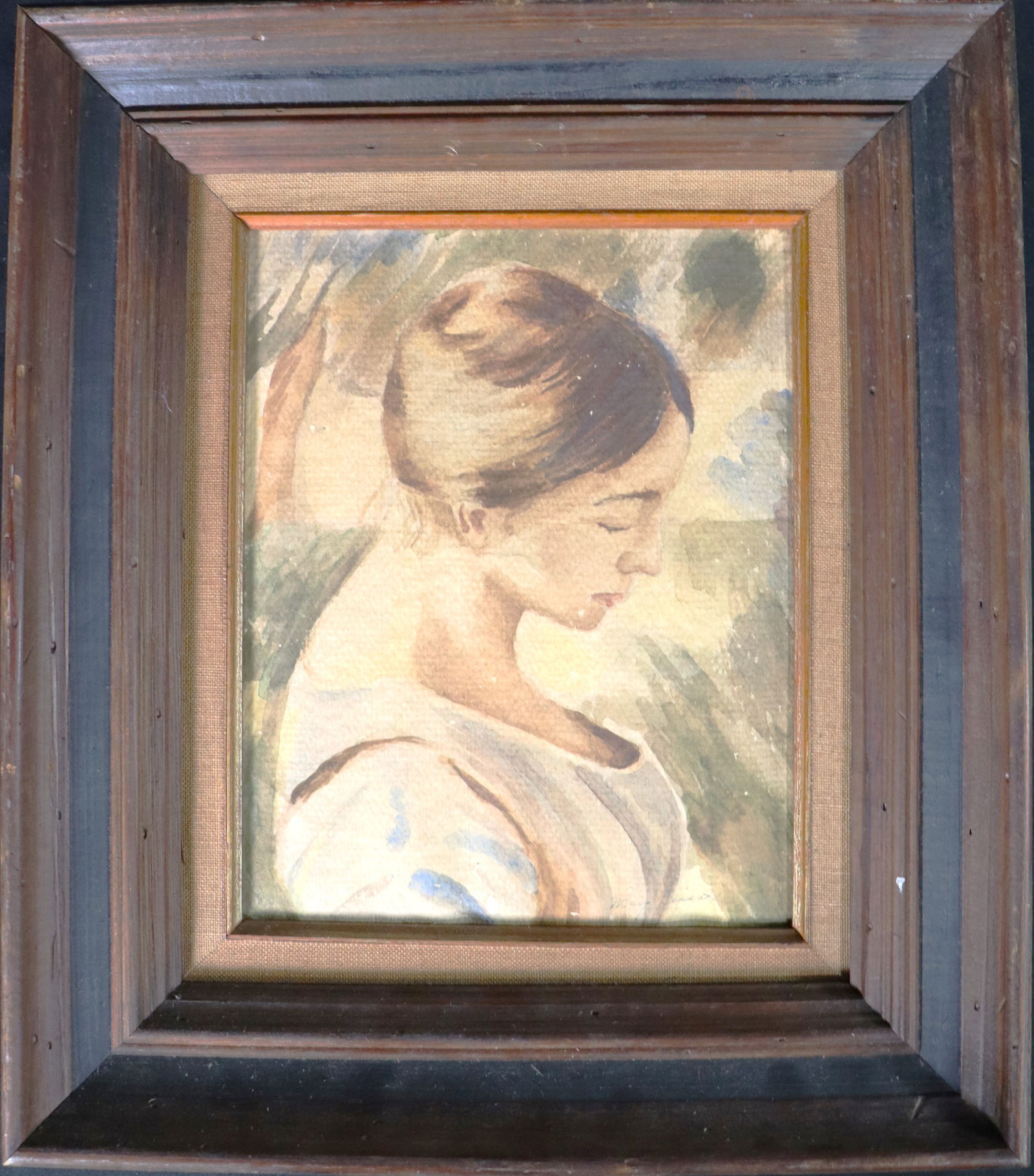 Framed Oil on Paper signed Mary Cassatt (1 of 6)