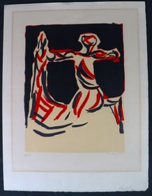 Lithograph in Colors, signed Marino and numbered edition "15/50"