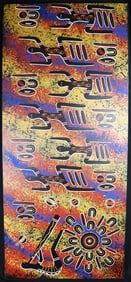Oil on Canvas by Wiradjuri boomamulla Australian Aborignal Art