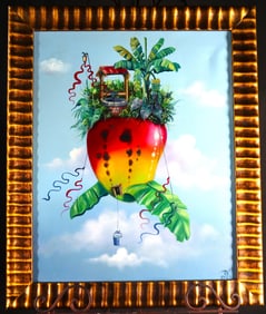 Framed Oil on Canvas signed MAIKEL MESA and dated 2023