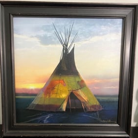 Tom Gilleon (American, b. 1942) Giclee on Canvas