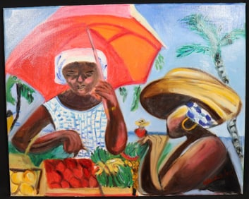 Oil on Canvas signed Lince