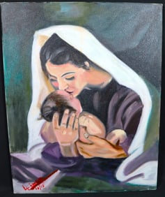 Oil on Canvas signed Lince