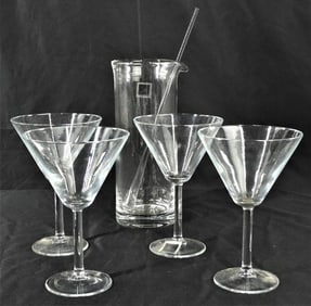 CIRCLEWARE 6 pc Martini