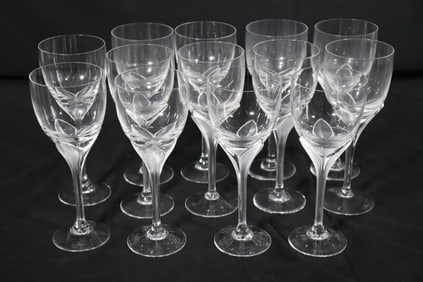 13 Rosenthal crystal wine Glasses Studio-Linie" by Rosenthal