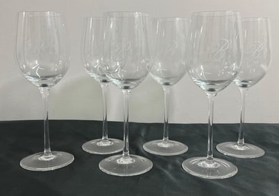 6 Vintage Riedel Sommeliers Wine Glass