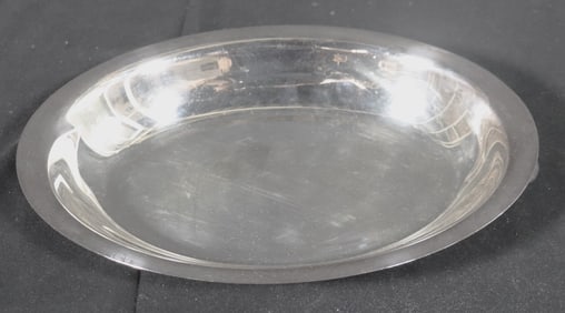 Vintage Silver plate Oval serving dish tray with handle