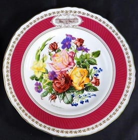ROYAL WORCESTER MAY TIME IN CHELSEA PLATE