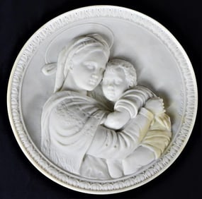 Studio Dante Di Volteradici Alberto Santangela Plate LA MADONNA di RAFFAELLO, Italy
