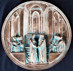 Studio Dante di Volteradici Collectors Plate, Salomone e la regina di Saba