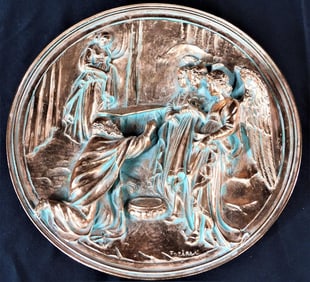 Studio Dante di Volteradici Collectors Plate GLI Angeli visitano Abramo